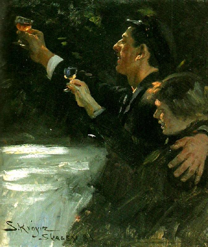 Peter Severin Kroyer hipp, hipp, hurra